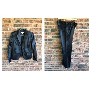 {ISAAC MIZRAHI} NWOT Black Tuxedo Blazer Pant Suit